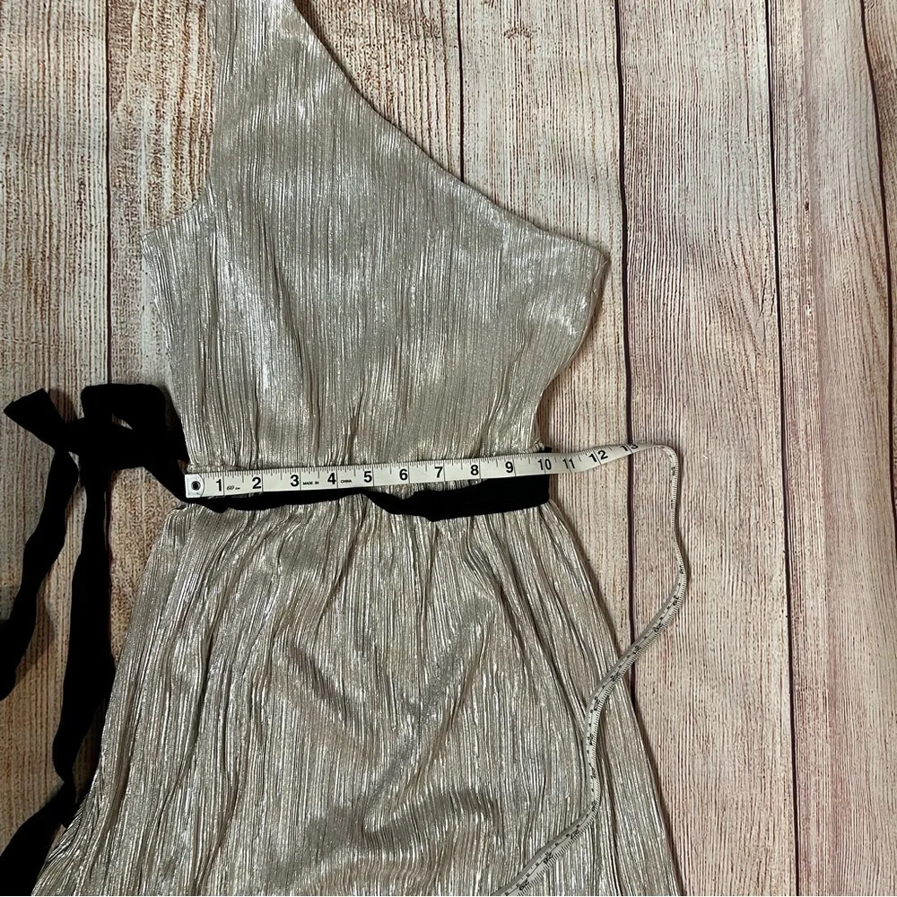 One Shoulder Shimmer Dress - Picture 6 of 7